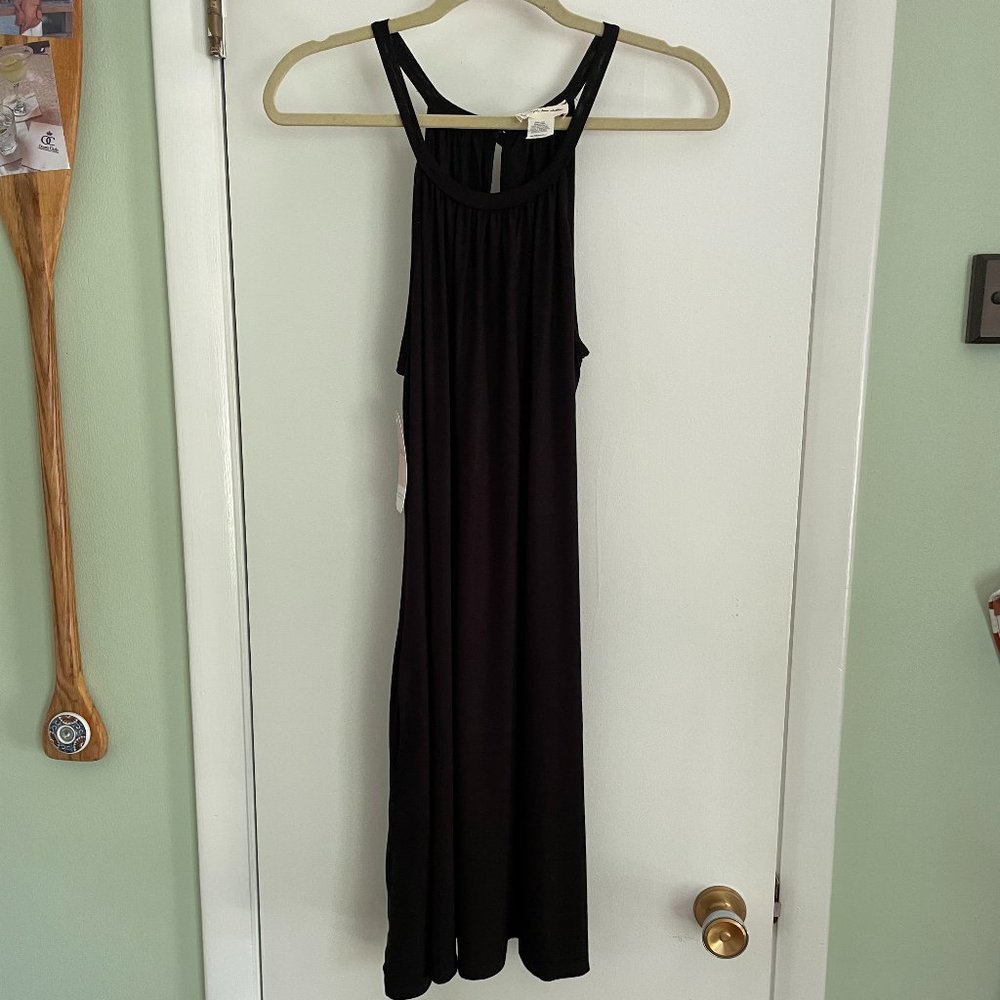 Dress Up Black Halter Neck Dress Small